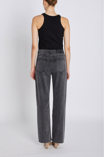 PlatieBBLoose pants Grey Denim - BBW4694 Thumbnail