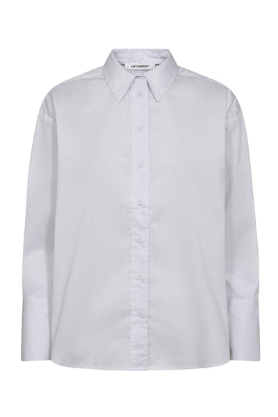 PoppyCC Button Waist Shirt 4000-White - 45002 Thumbnail
