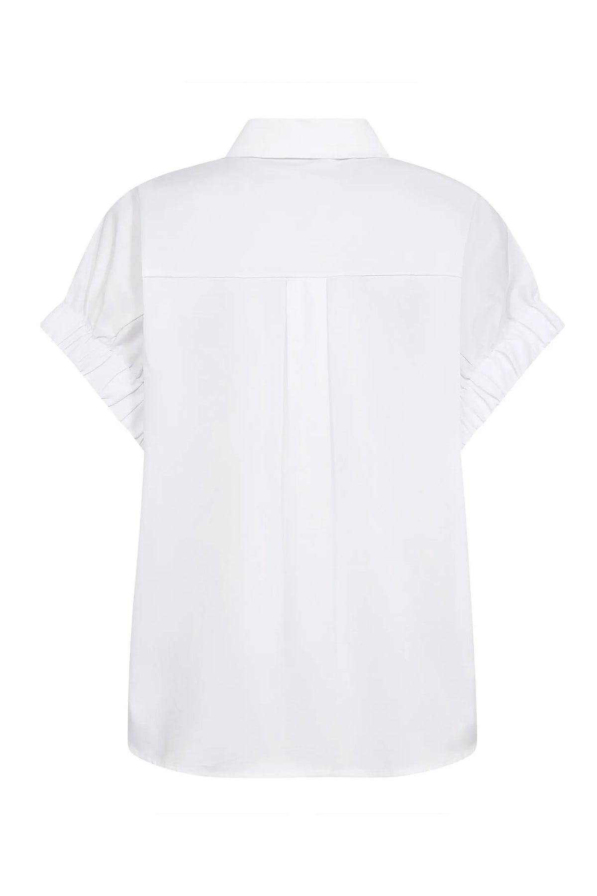 PoppyCC Elastic Cuff SS Shirt 10001-White - 500053