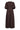 PoppyCC Pleat Dress 145-Dark Brown - 36464
