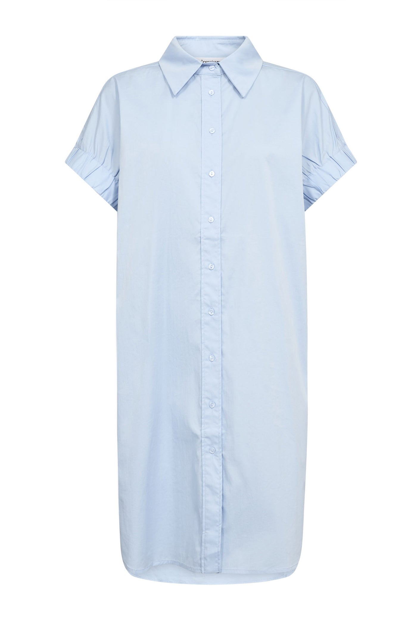 PoppyCC SS Shirtdress 40004-Pale Blue - 500407