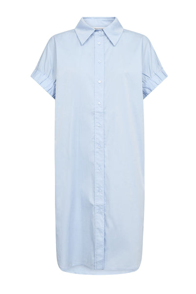 PoppyCC SS Shirtdress 40004-Pale Blue - 500407 Thumbnail