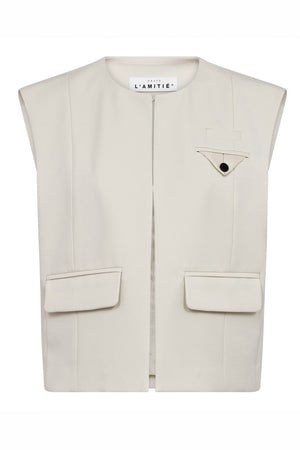 Premiere Box Waistcoat Pearl - HL10162