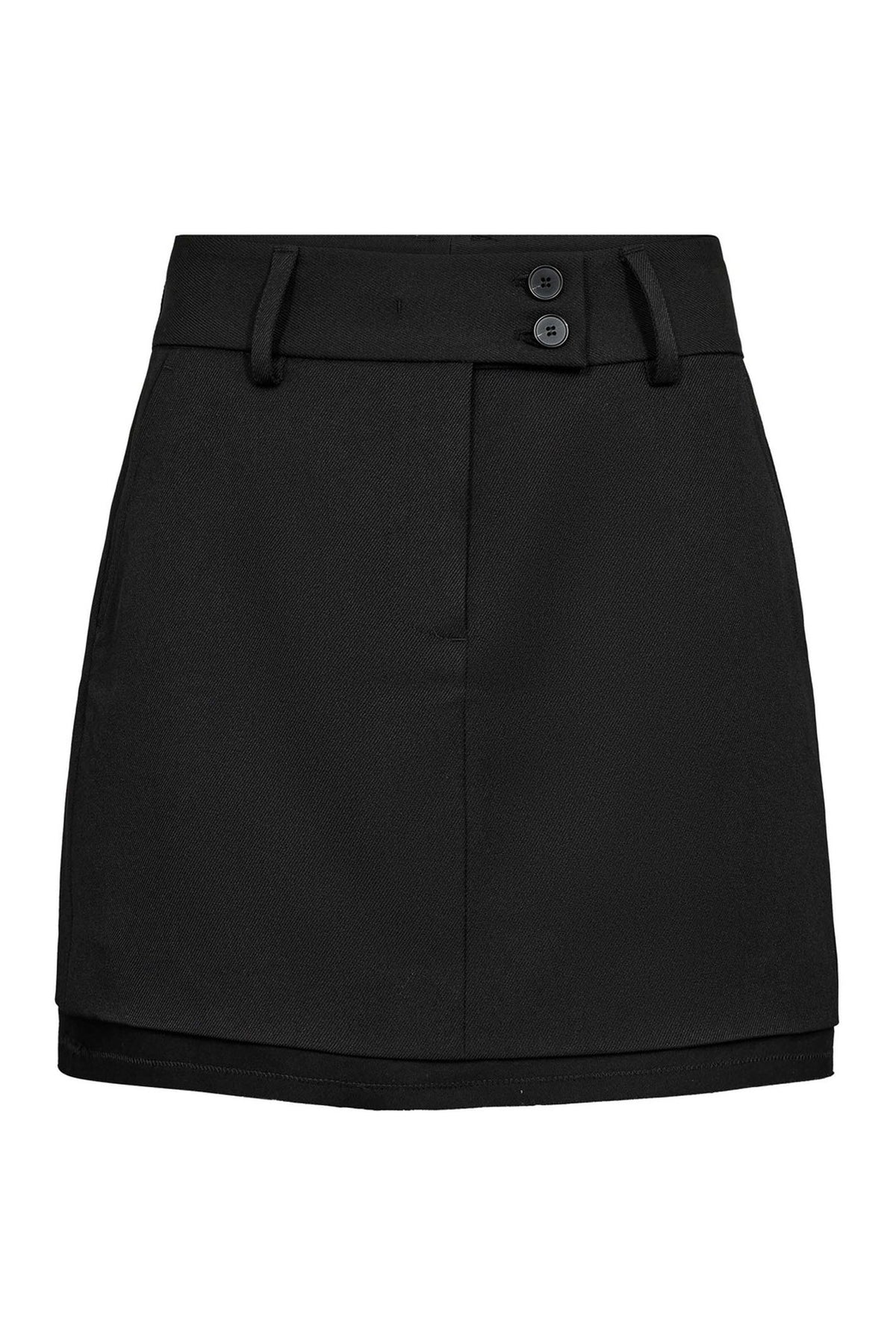 Premiere Crop Skirt Black - HL10711