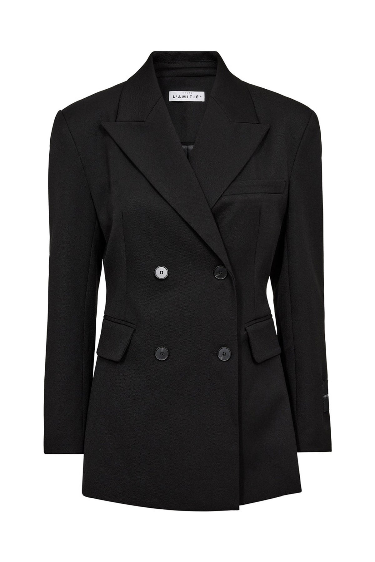 Premiere Waist Fit Blazer Black - HL10703
