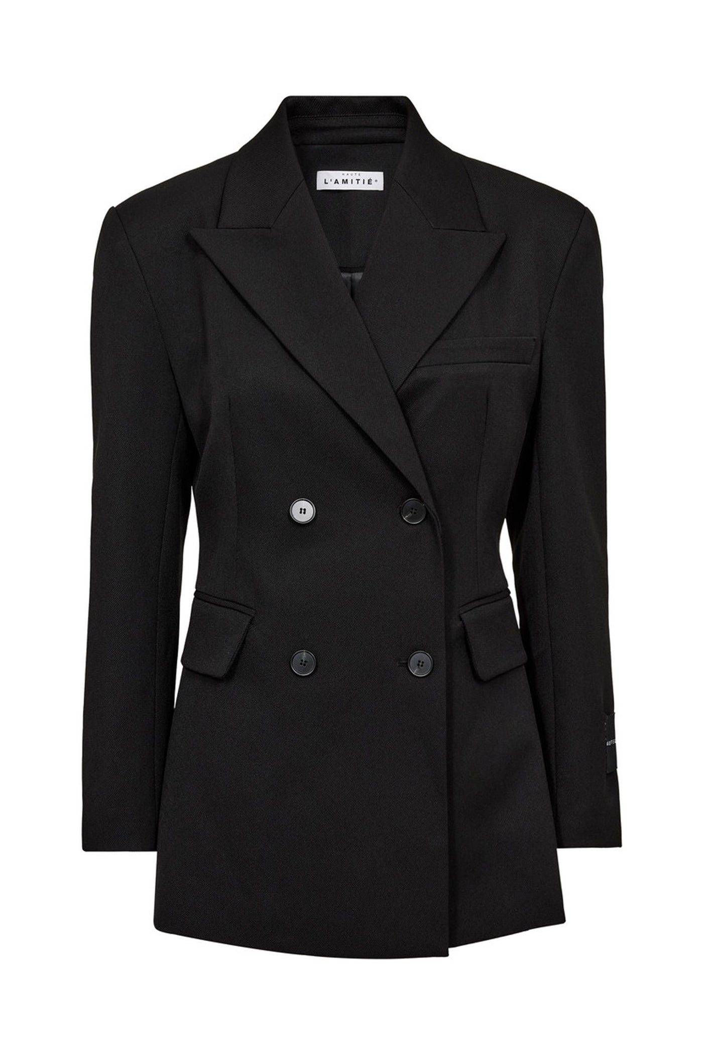 Premiere Waist Fit Blazer Black - HL10703