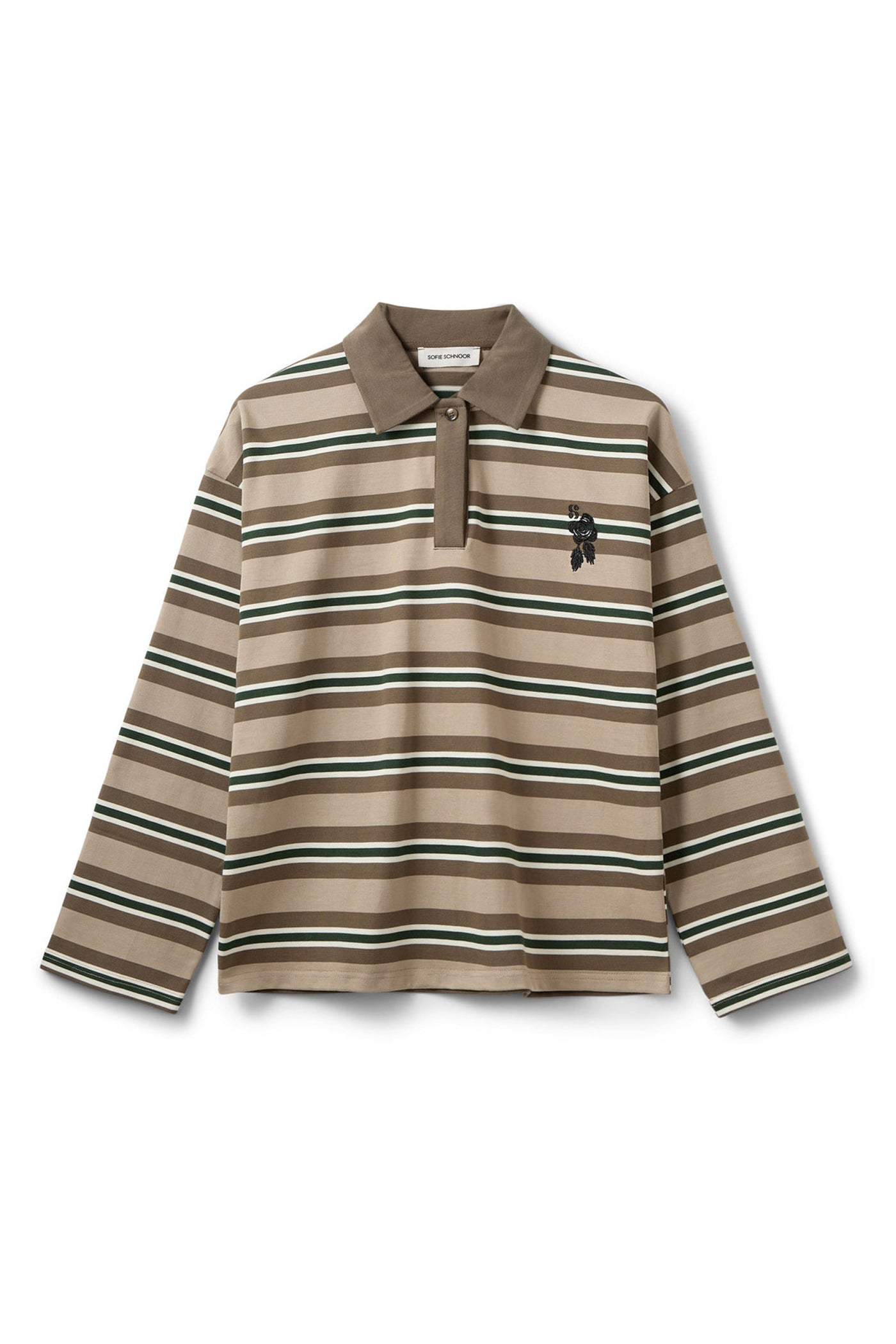 Priasw Moomin Long Sleeve Polo Brown Striped - S263105