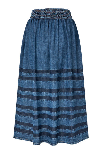 AmondLL Maxi Skirt 20 Blue - 26421-2010 Thumbnail