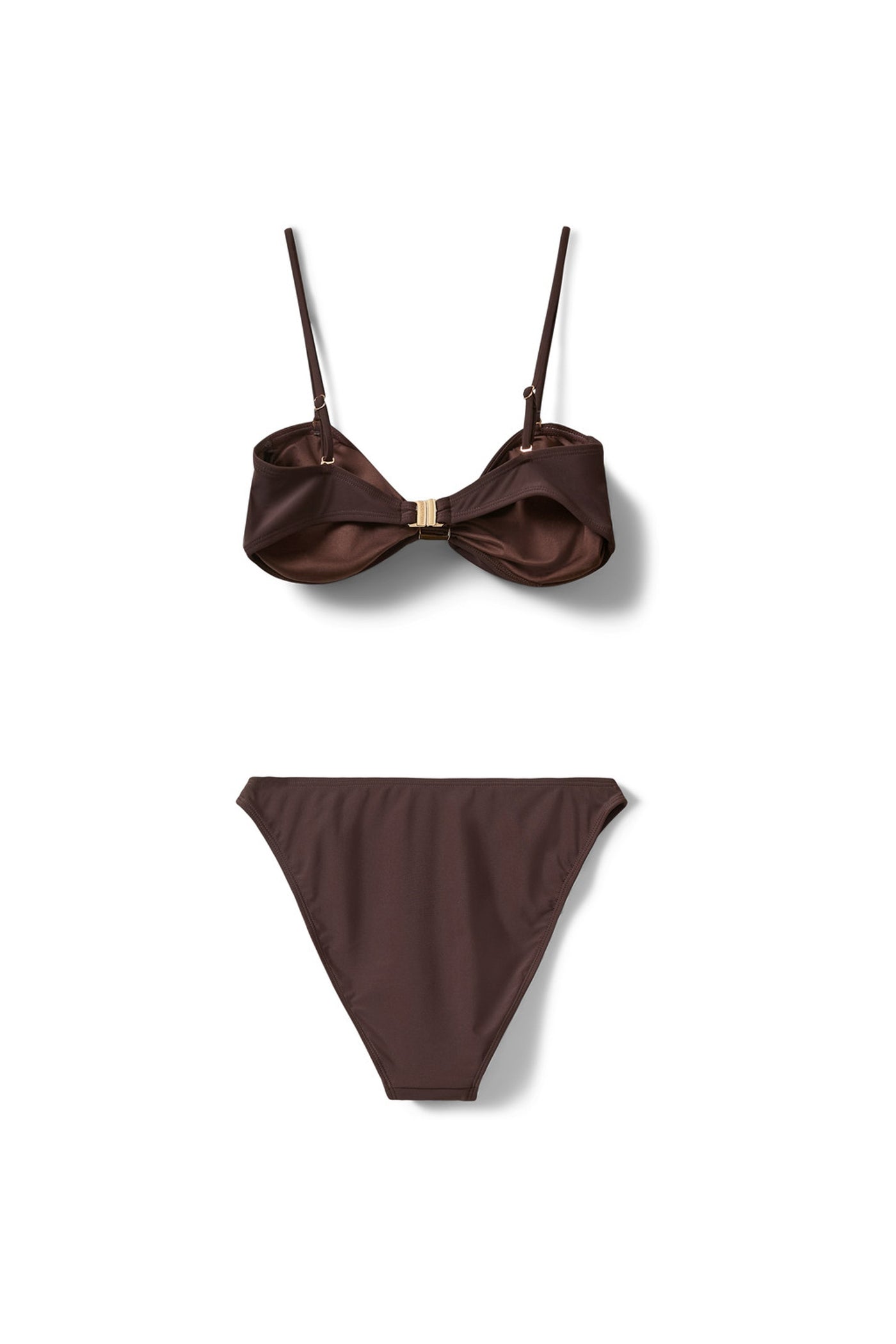 GISELASW BIKINI WITH GOLDEN BU 7162 Intense Brown - S262391