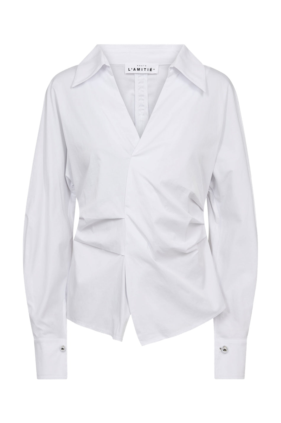 Bell Zip Ball Shirt White - HL10755