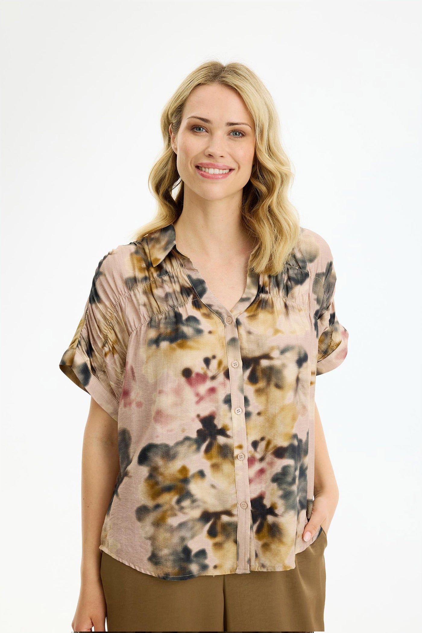 Quinn shirt Rose - 17217