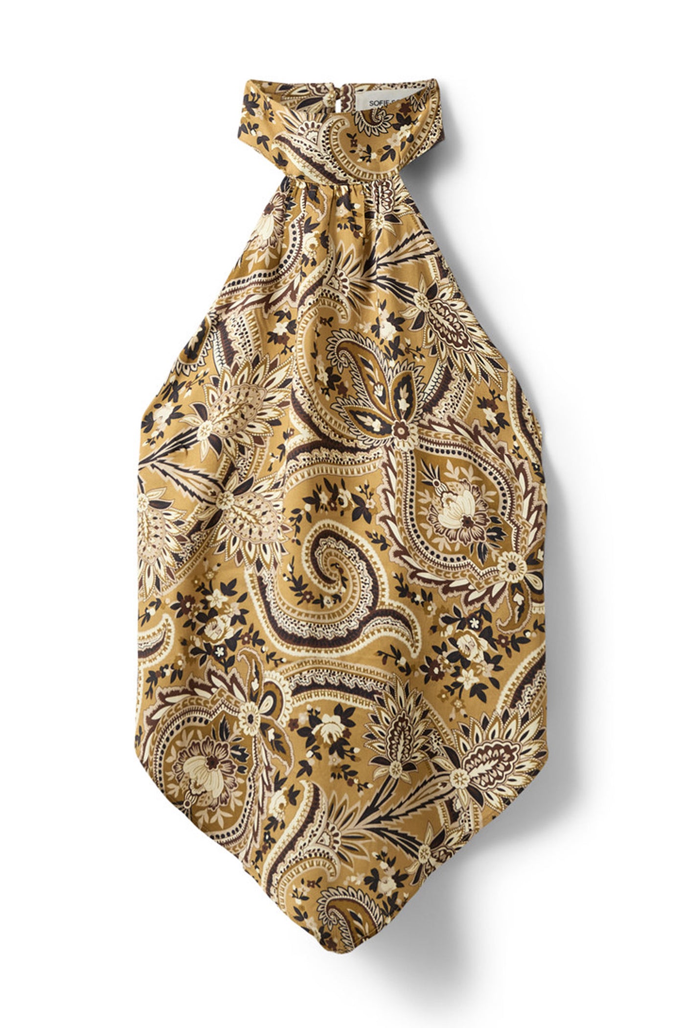 RAESW PAISLEY PRINTED HALTERNE 7163 Bronze Mix Paisley - S262406