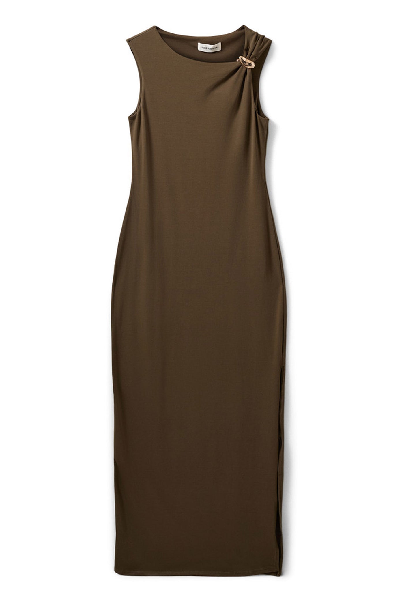 RAGNISW JERSEY MAXI DRESS 3097 Olive Brown - S262331