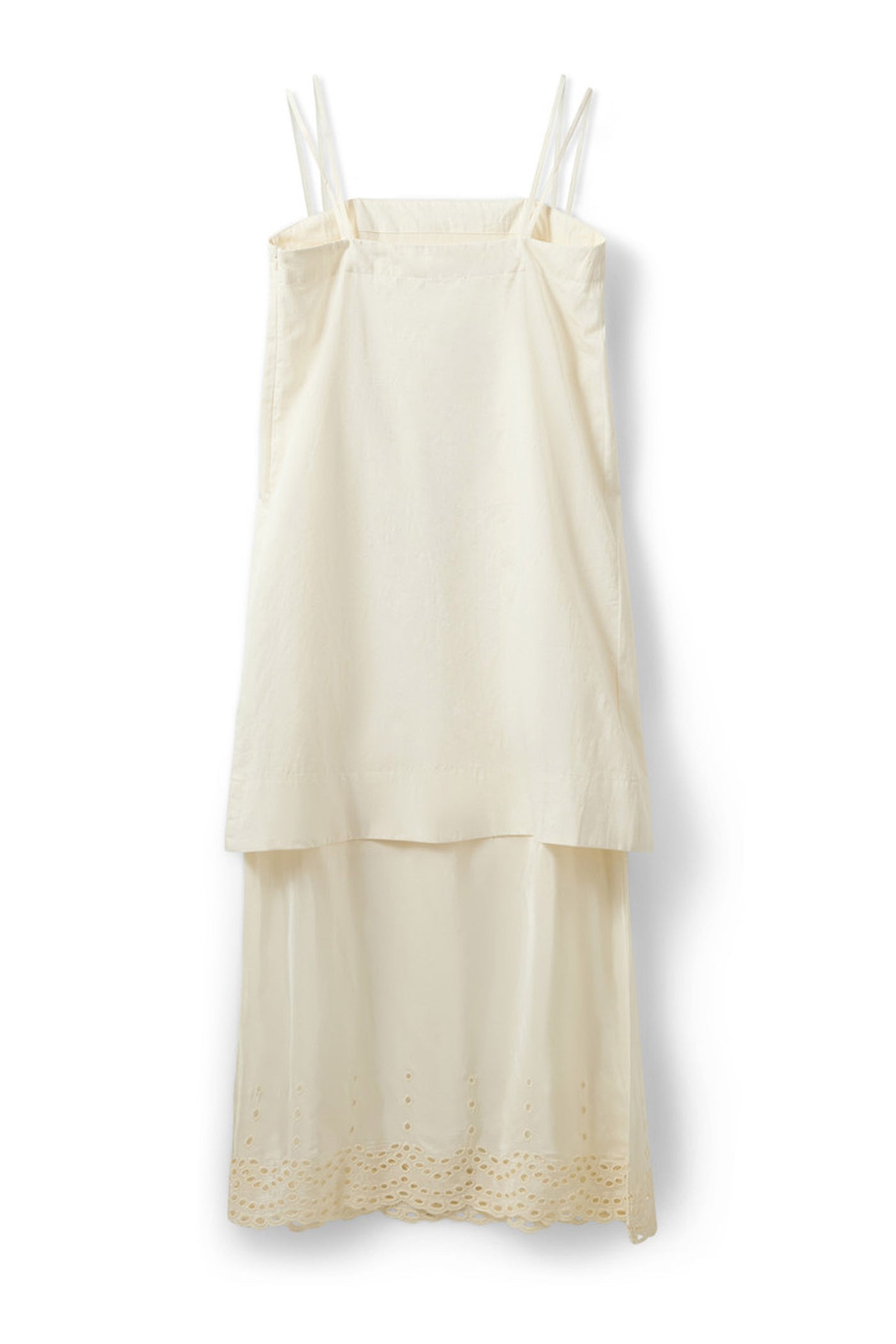RAINESW DOUBLE LAYERED DRESS 0159 Cream White - S262385