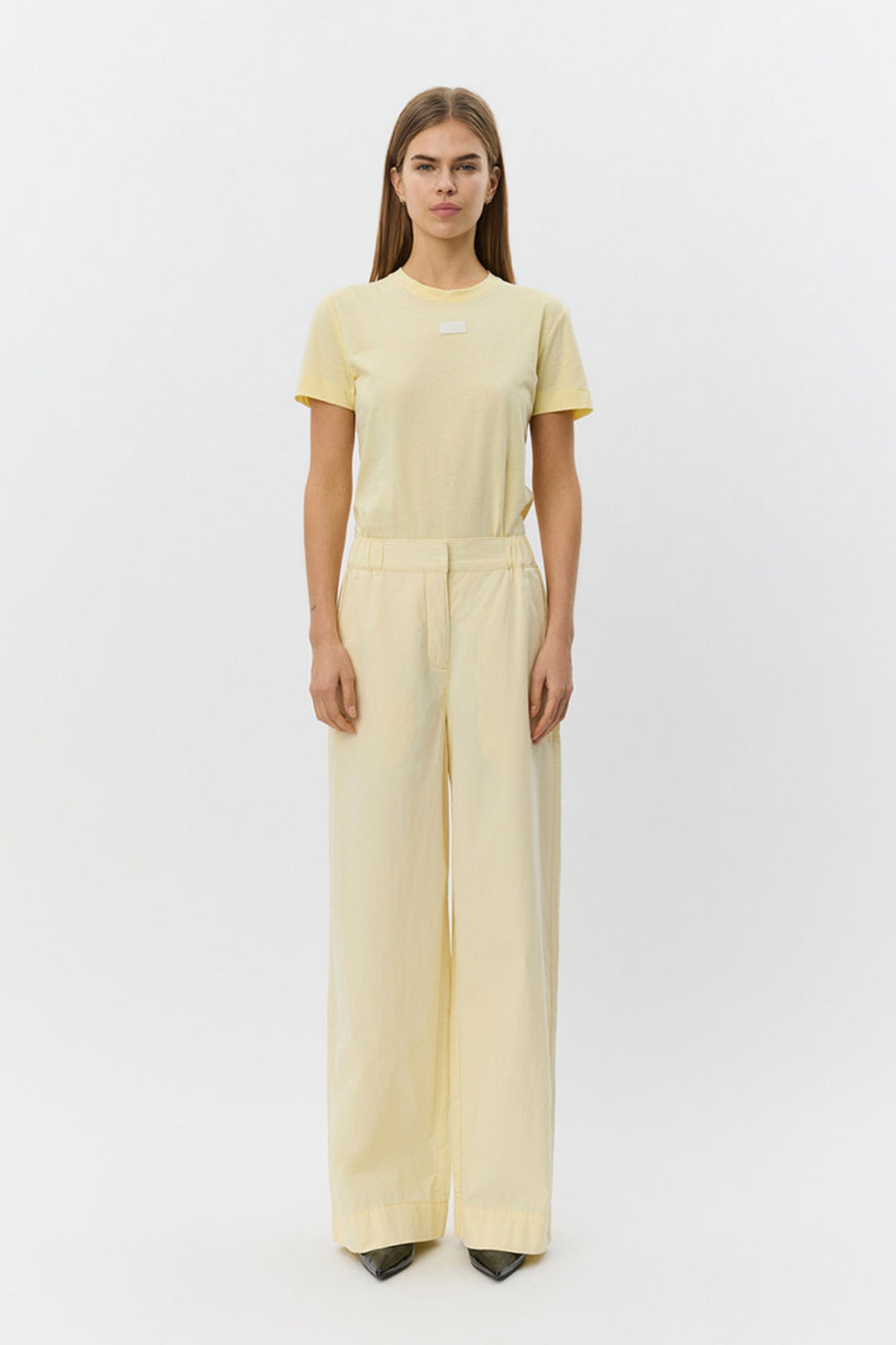 REINESW WIDE LEG TROUSERS 2026 Light yellow - S261310