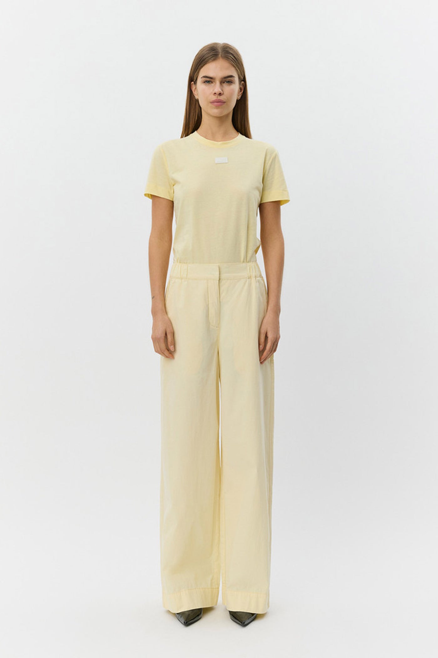 REINESW WIDE LEG TROUSERS 2026 Light yellow - S261310