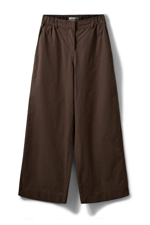 REINESW WIDE LEG TROUSERS 7052 Brown - SNOS741