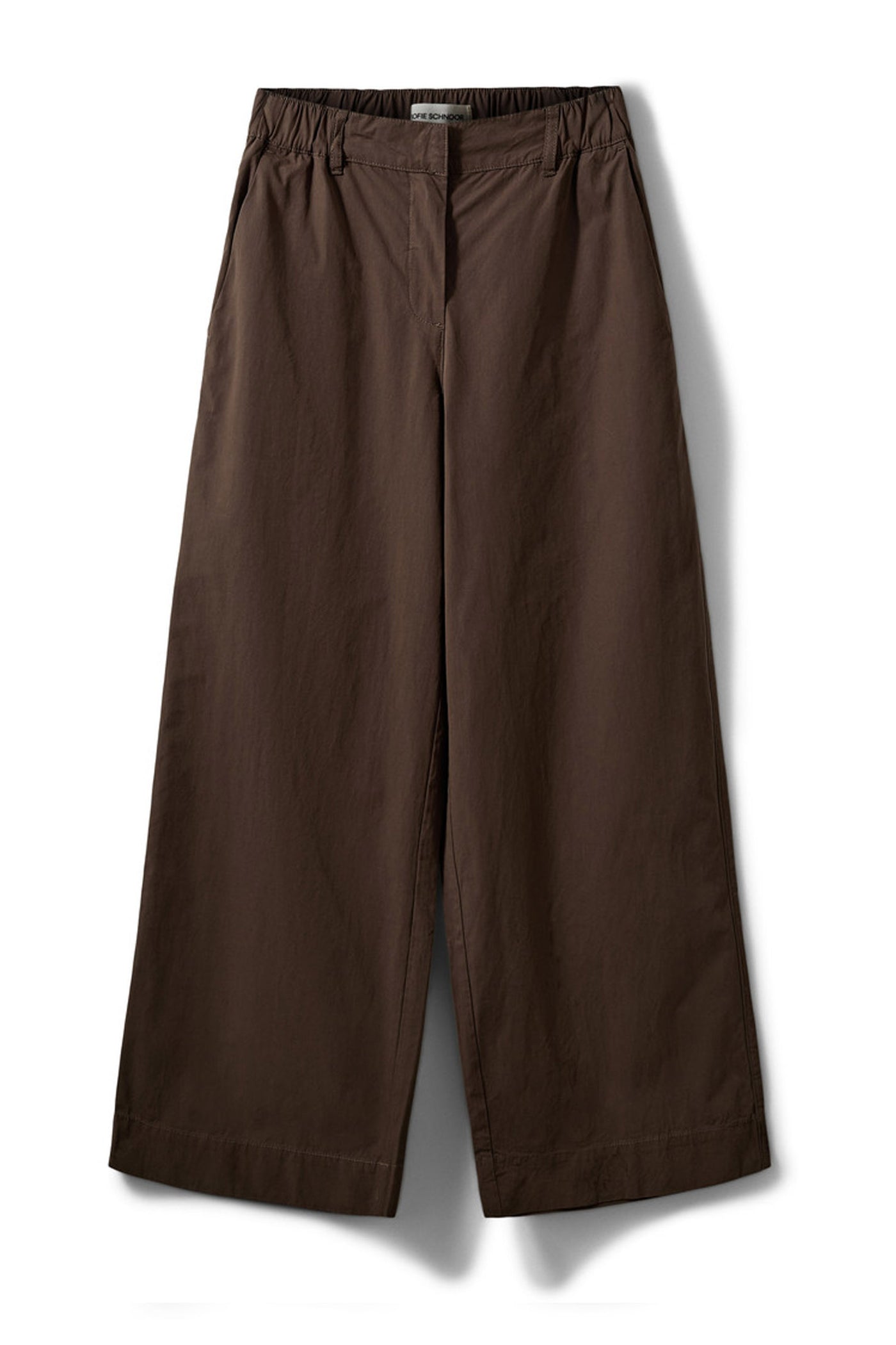 REINESW WIDE LEG TROUSERS 7052 Brown - SNOS741