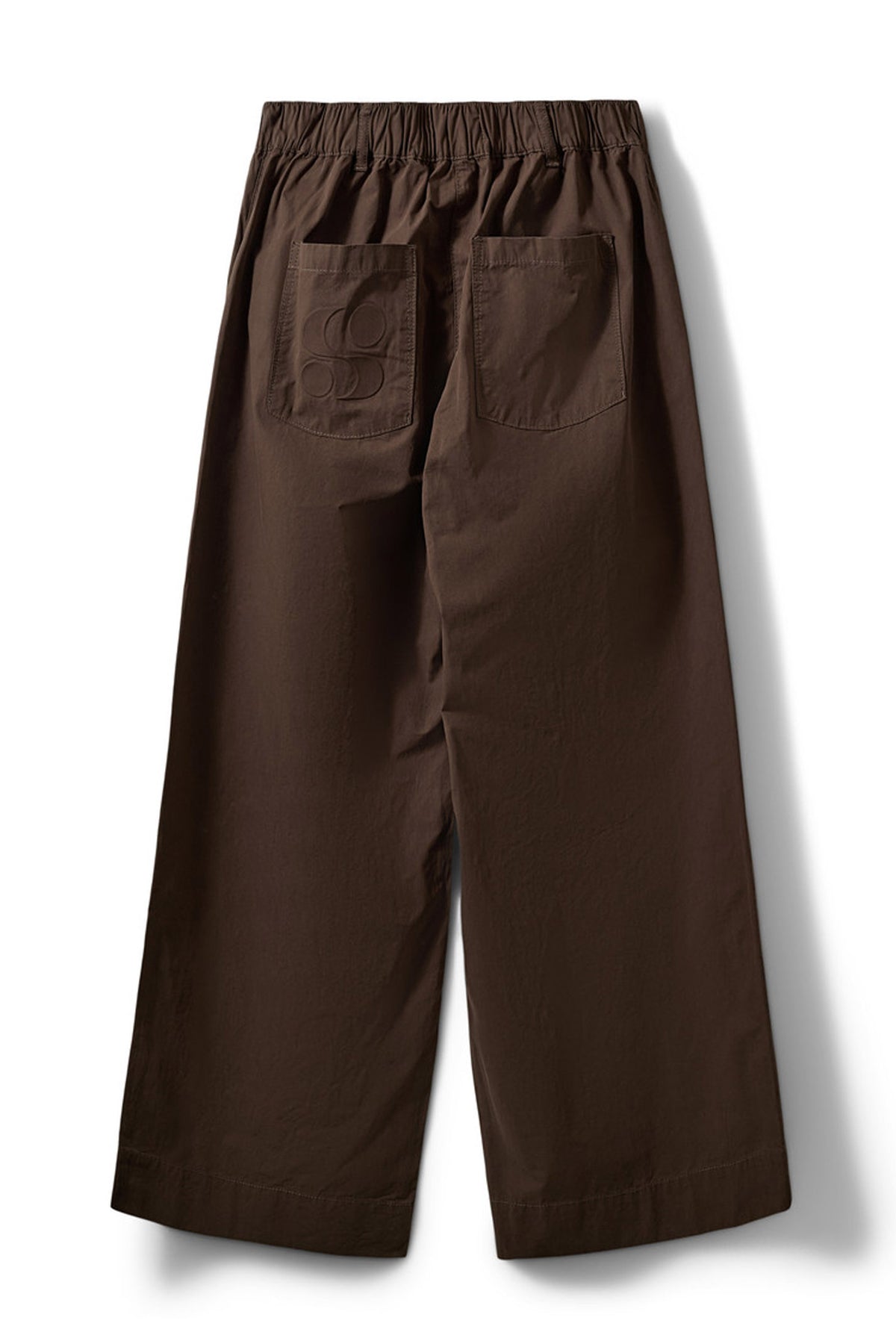 REINESW WIDE LEG TROUSERS 7052 Brown - SNOS741