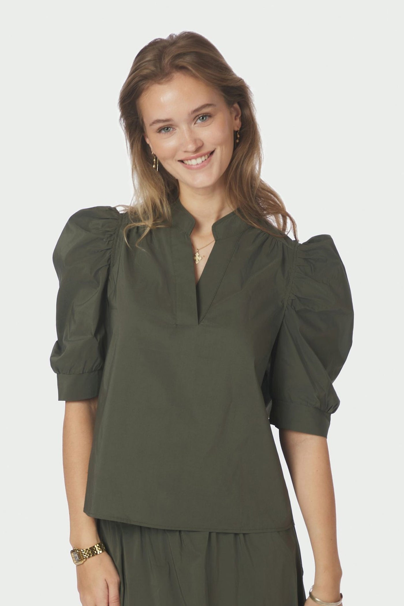 ROELLA POPLIN ARMY - 164283