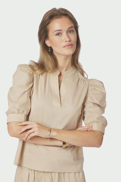 ROELLA POPLIN Dark Sand - 164283 Thumbnail