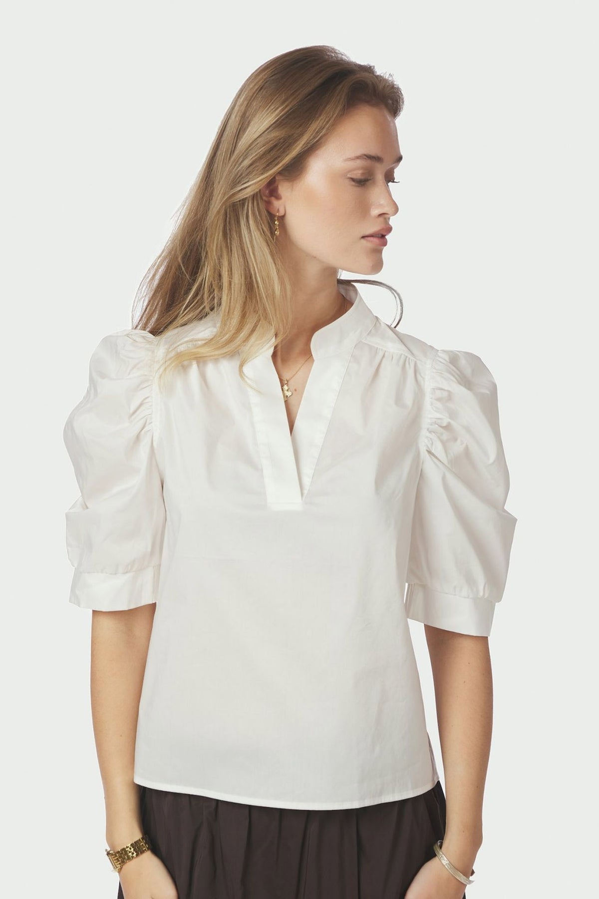 ROELLA POPLIN White - 164283