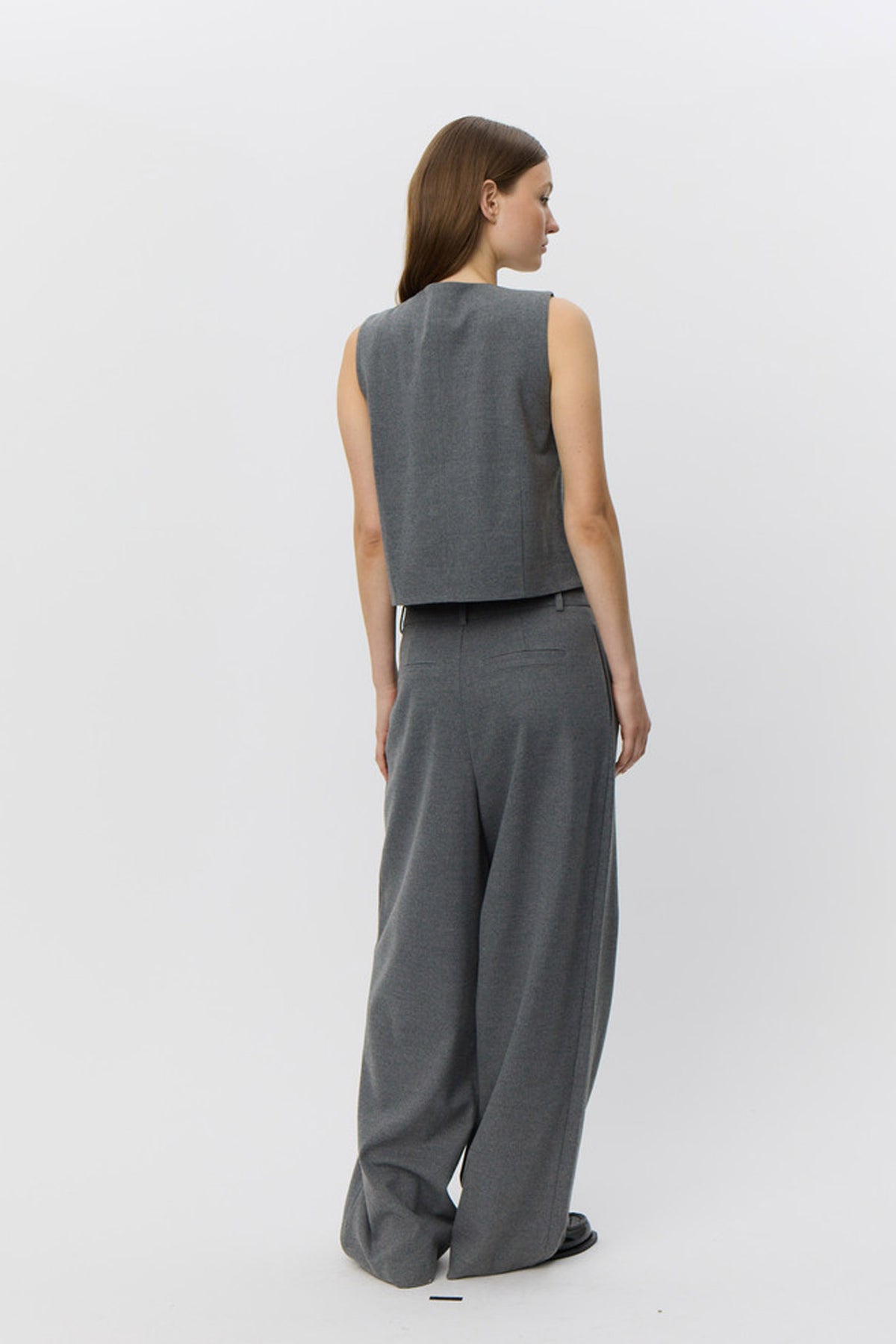 ROSALINDSW TROUSERS 8000 Grey Melange - S253186