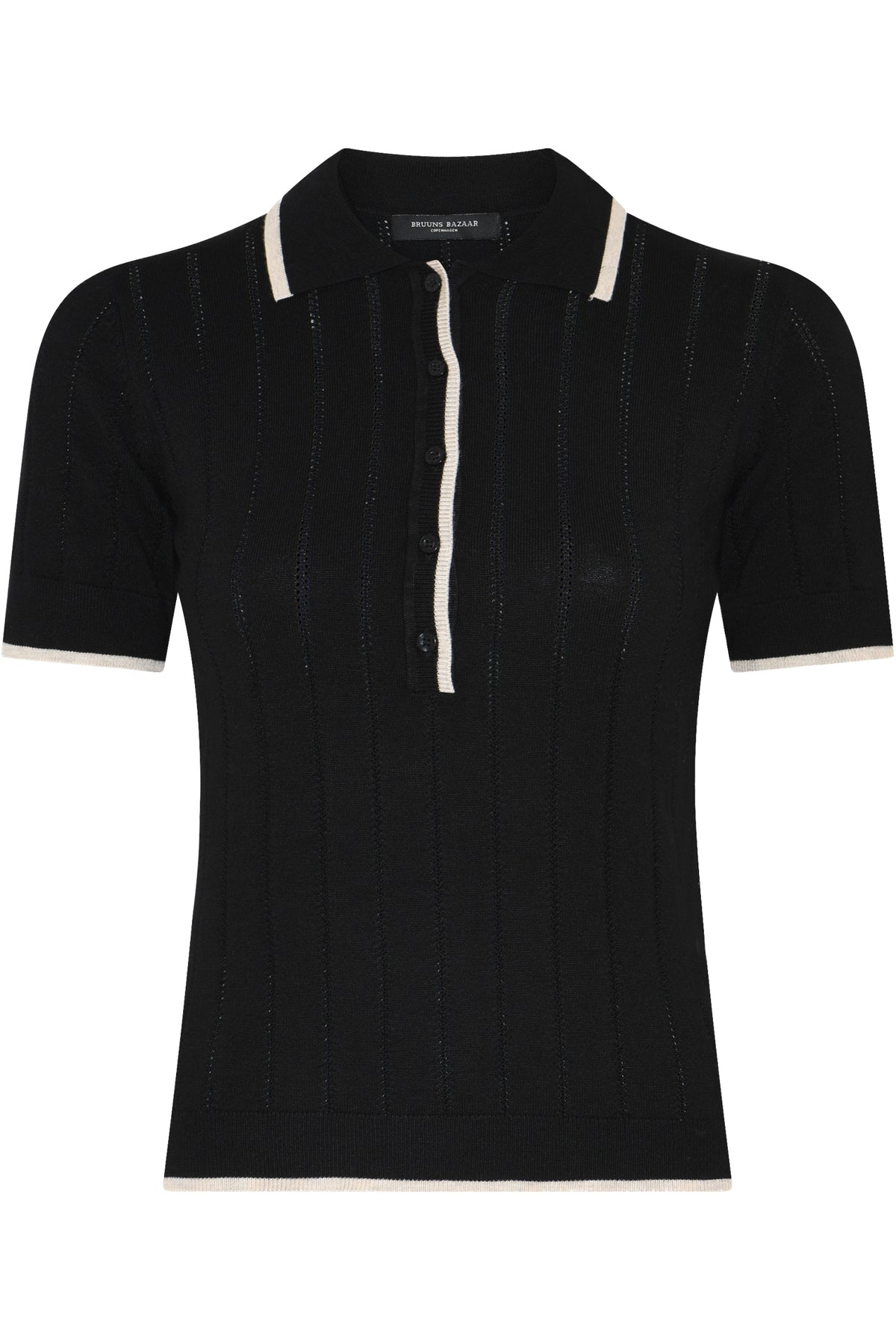 Anemonebbvalnenzia Knit Polo Black - BBW5020