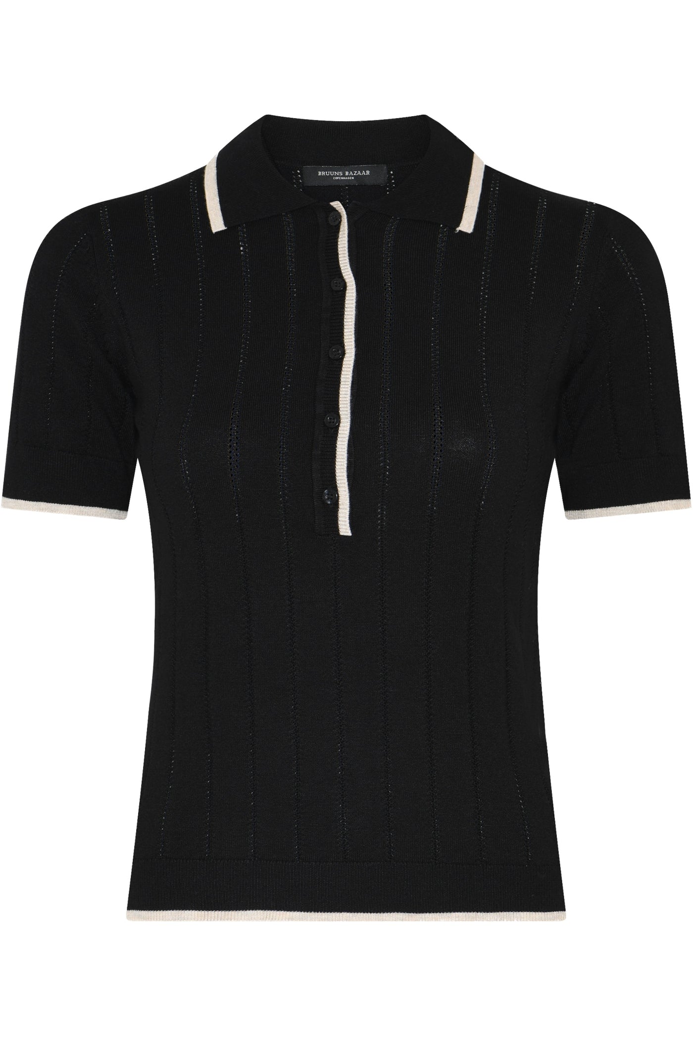 Anemonebbvalnenzia Knit Polo Black - BBW5020
