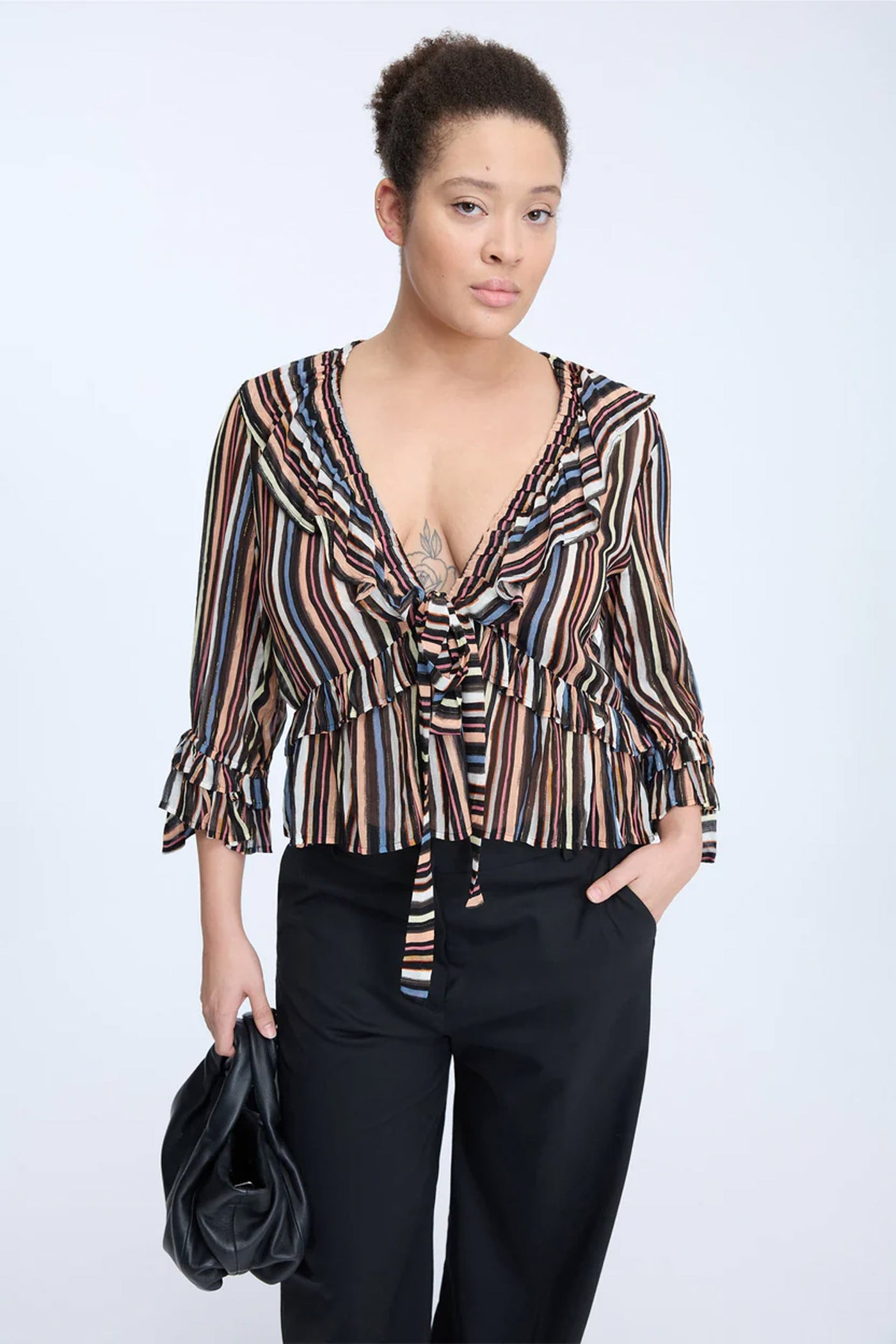 RYLEY 302-StripeBlac - 1010/25420
