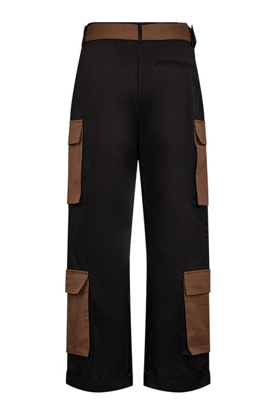 Rabi Mix Pocket Pant Dusty Mocca - HL10836 Thumbnail