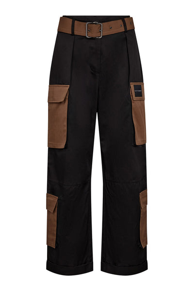 Rabi Mix Pocket Pant Dusty Mocca - HL10836 Thumbnail