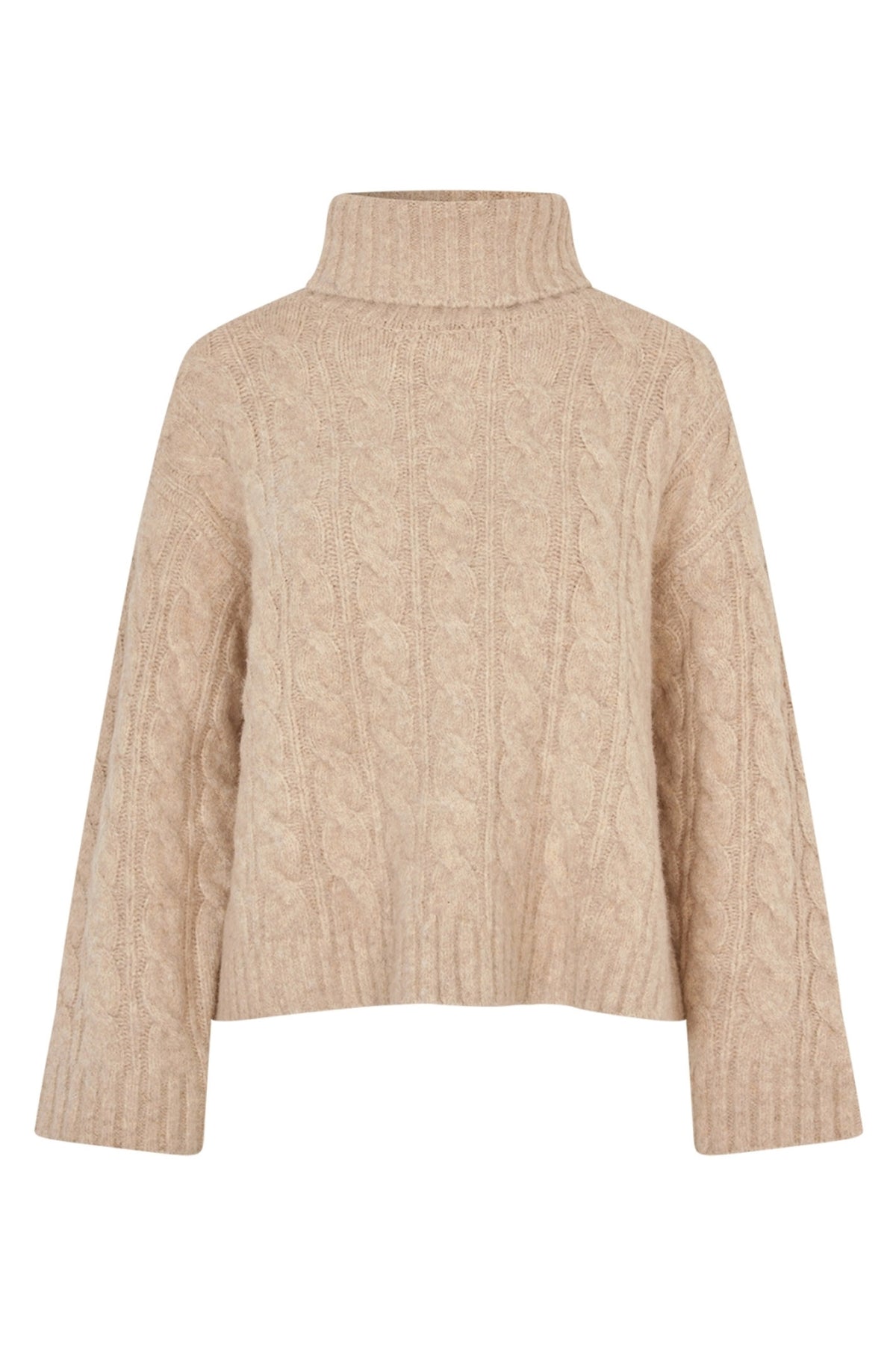 ResnoLL Knit Jumper LS 04 Sand - 25471-5014