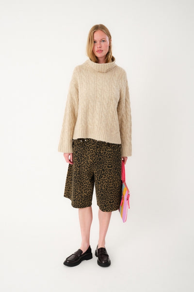 ResnoLL Knit Jumper LS 04 Sand - 25471-5014 Thumbnail