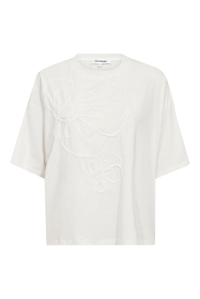 IvaraCC Flower Tee 10001-White - 500451 Thumbnail