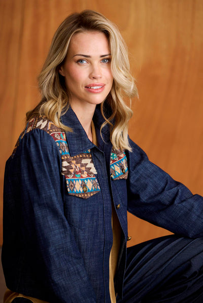 Zania Jacket Blue - 17282 Thumbnail