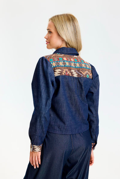 Zania Jacket Blue - 17282 Thumbnail