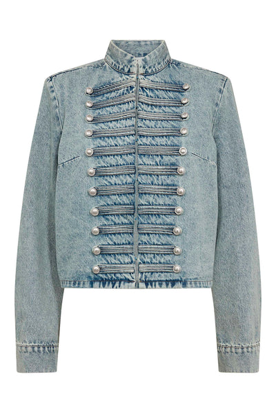 JacksonCC Officer Denim Jacket 45007-Bleach Denim - 500800 Thumbnail