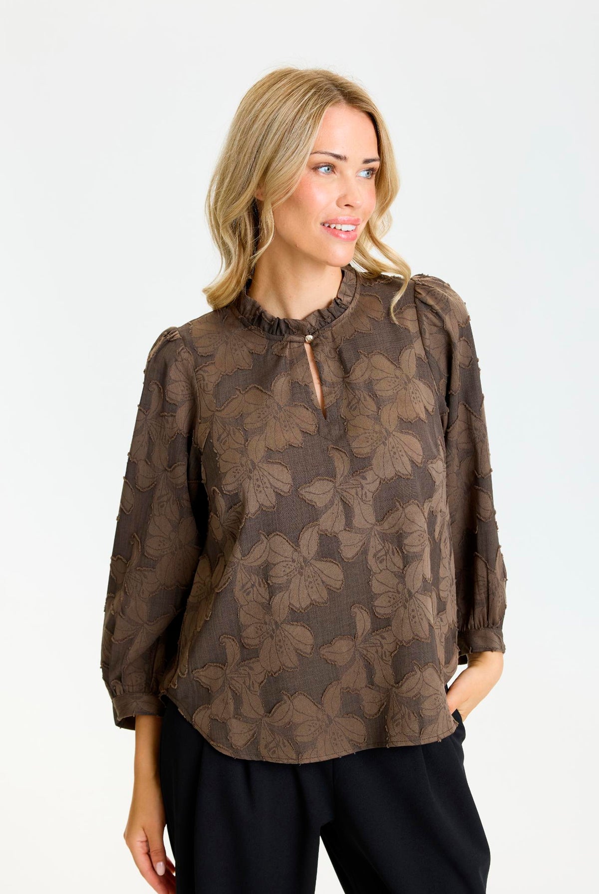 Ginger blouse Brown - 17293