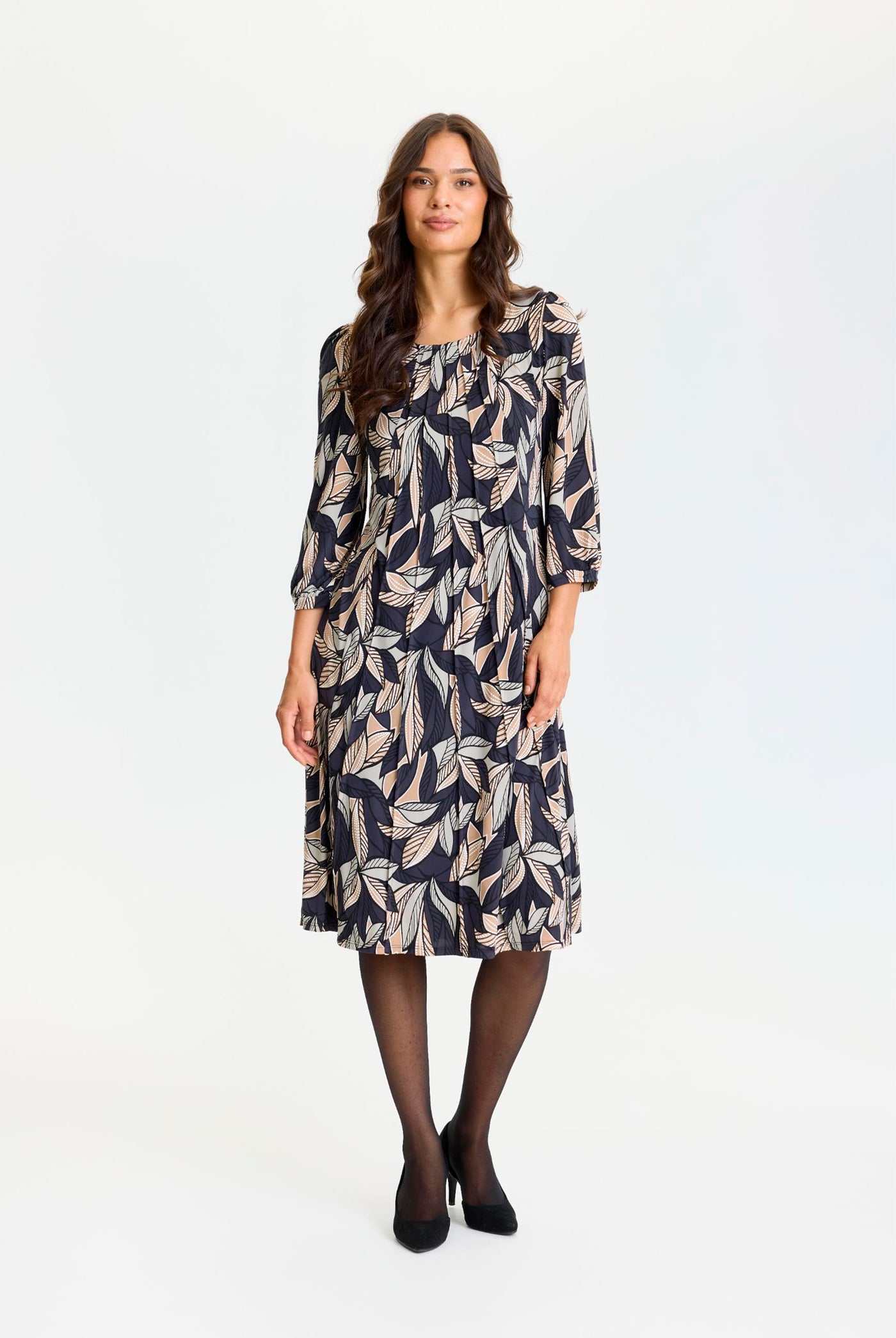 Lucette dress 3/4 sleeves Grey - 17331