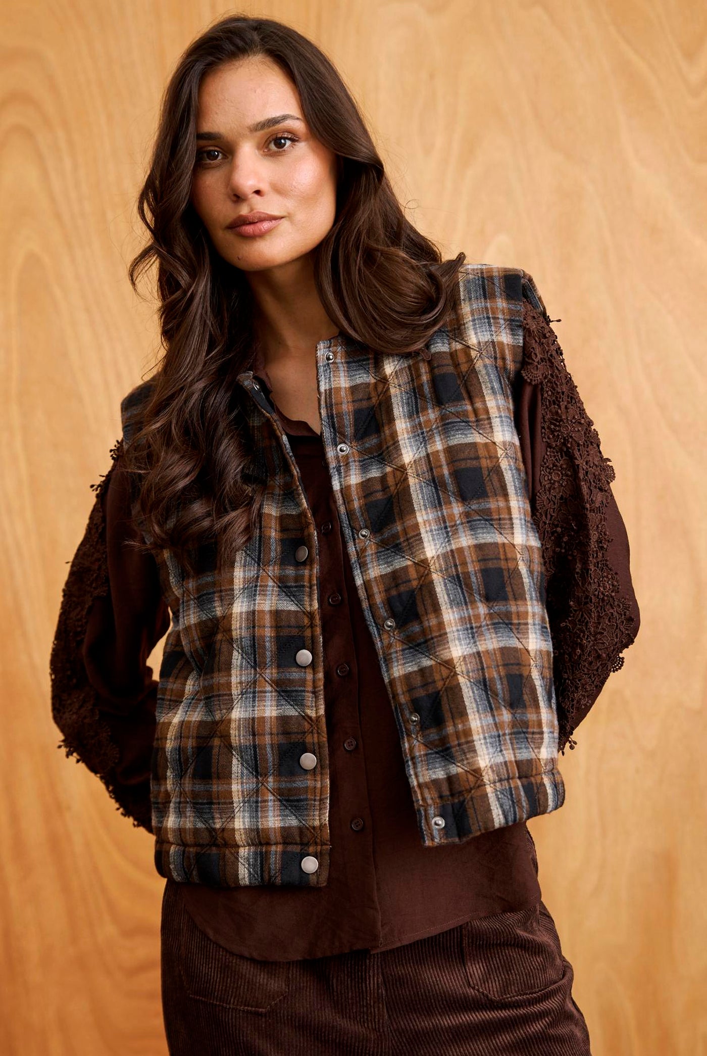 Franklin vest Brown - 17277