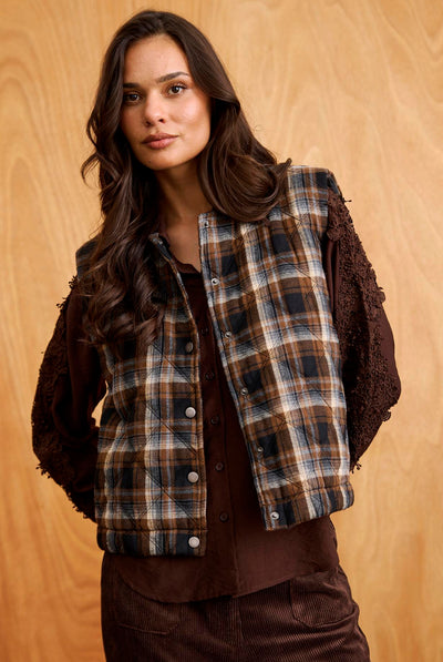 Franklin vest Brown - 17277 Thumbnail