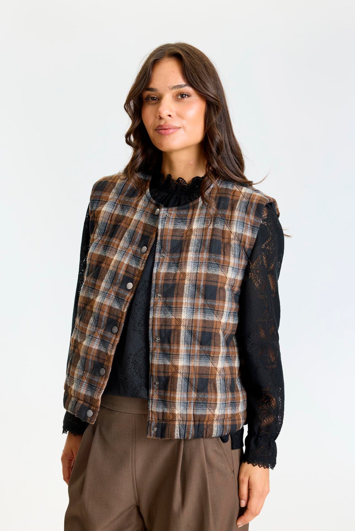 Franklin vest Brown - 17277