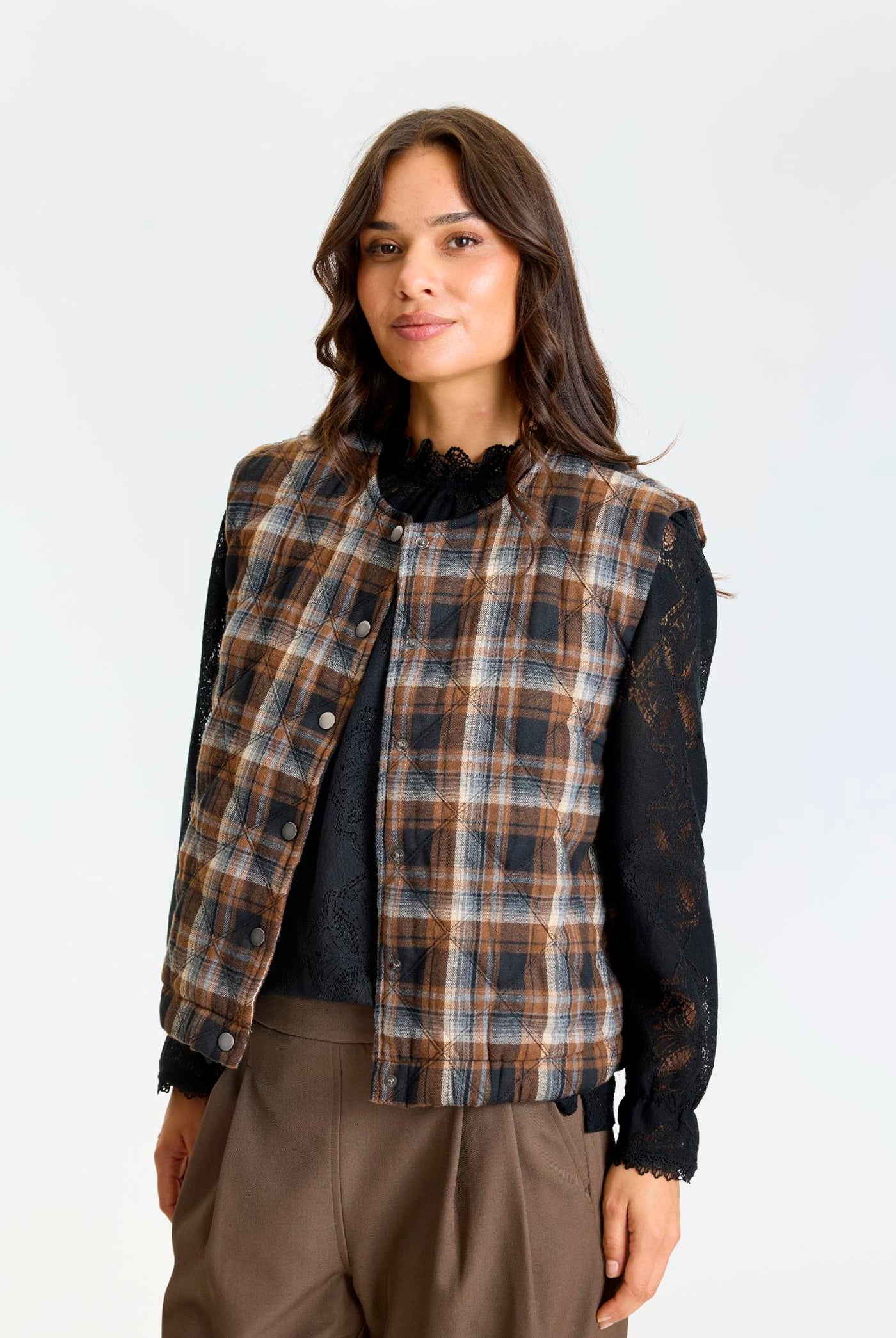 Franklin vest Brown - 17277