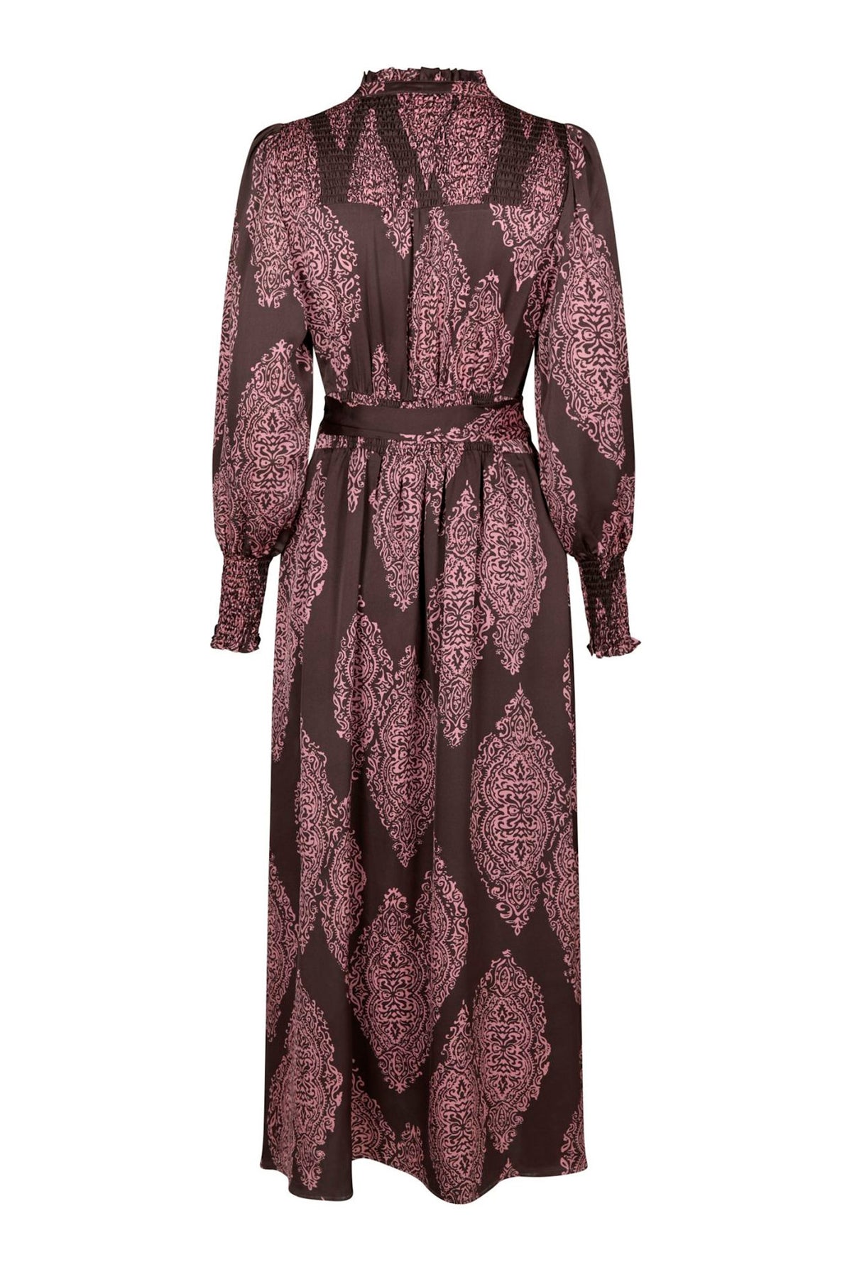 Novalee Paisley Drop Dress Dark Brown/Evening Rose - 164473