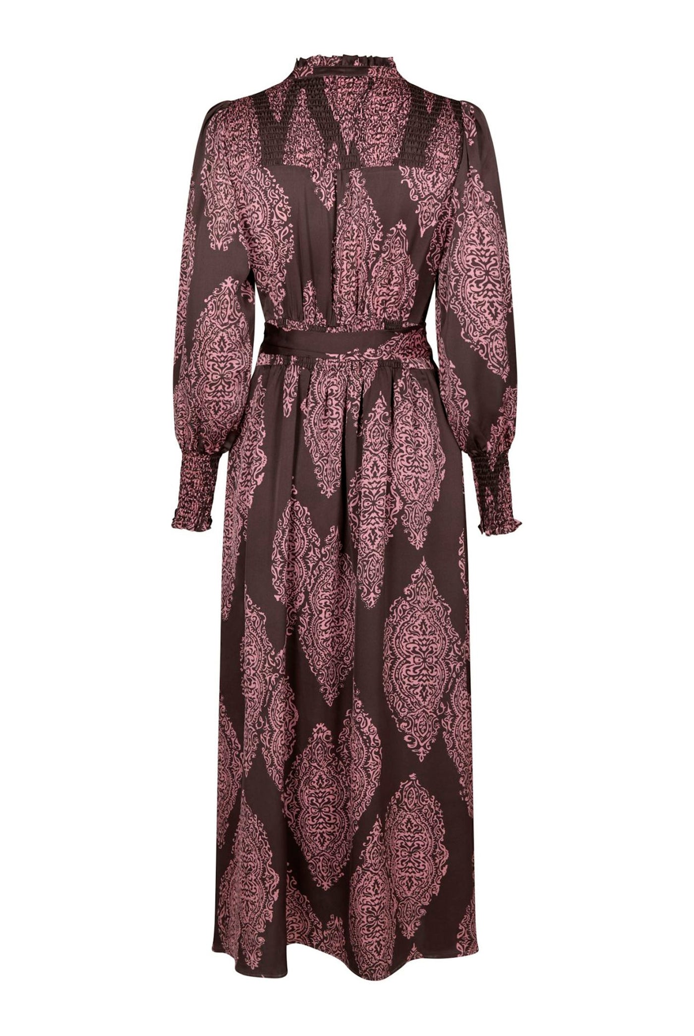 Novalee Paisley Drop Dress Dark Brown/Evening Rose - 164473