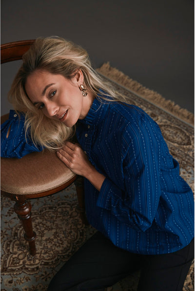 442HMMarisa blouse 25 Cobalt Blue - HM1492 Thumbnail