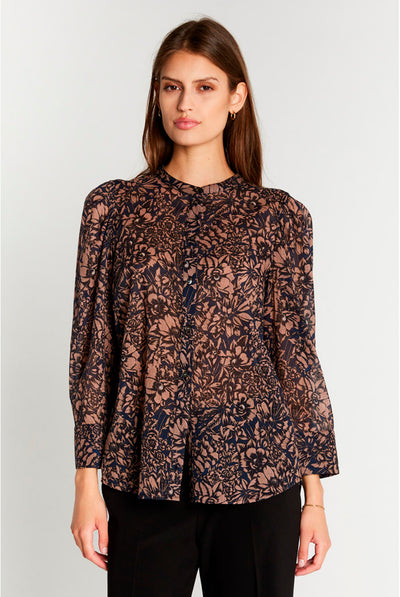427HMTeras shirt 807 Rose flower print - HM1279 Thumbnail