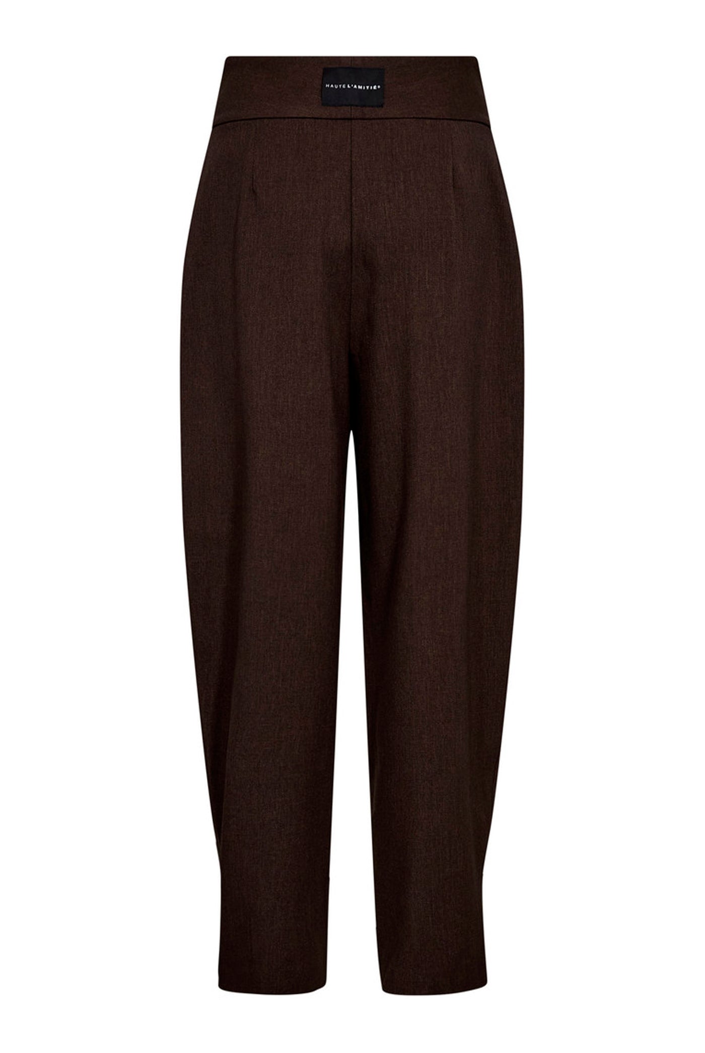 Zeppe Pleat Pant Mocca Melange - HL10789