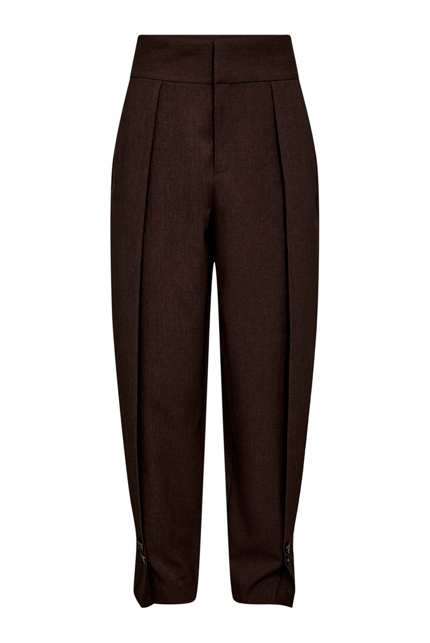 Zeppe Pleat Pant Mocca Melange - HL10789